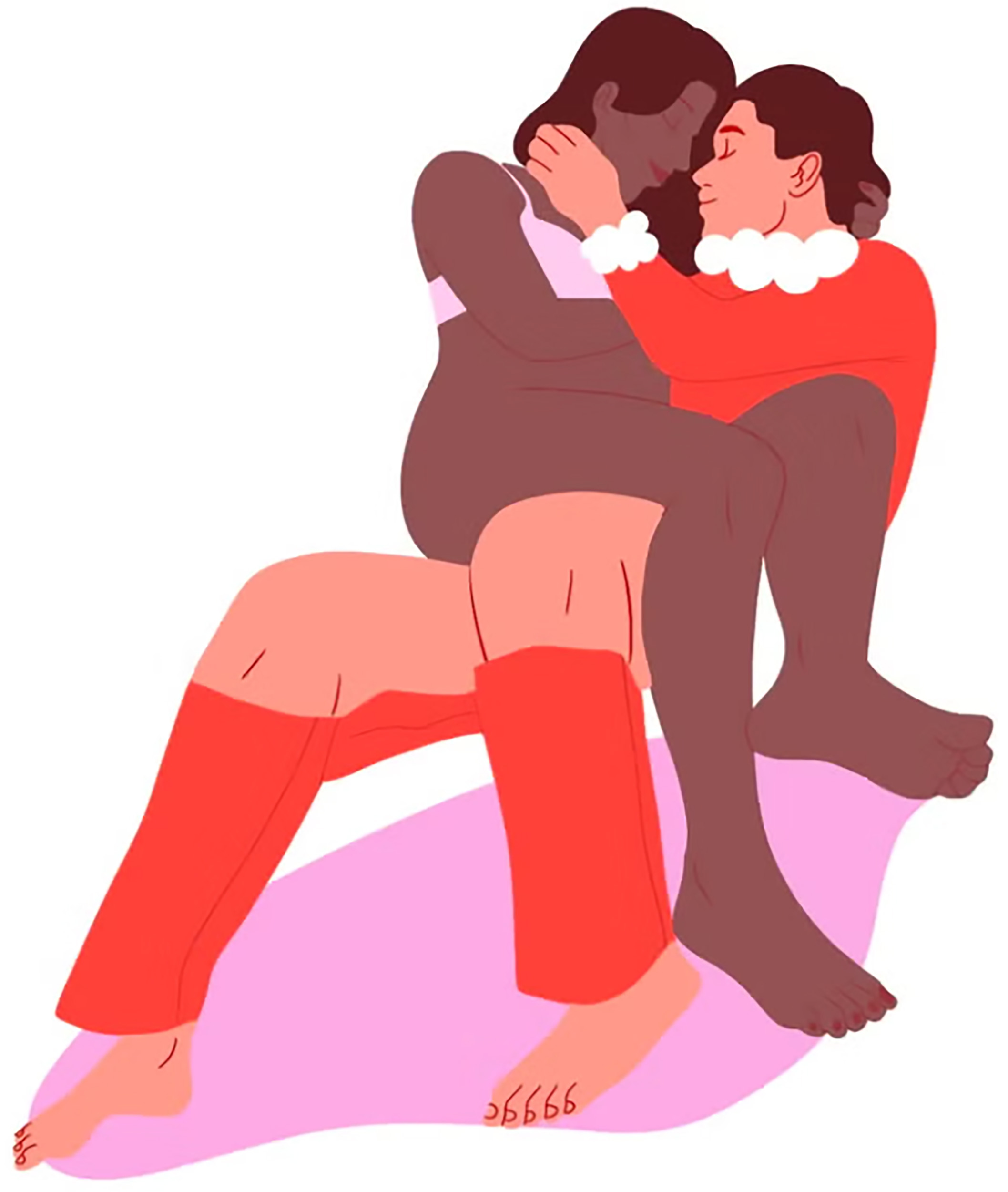santa's lap sex position