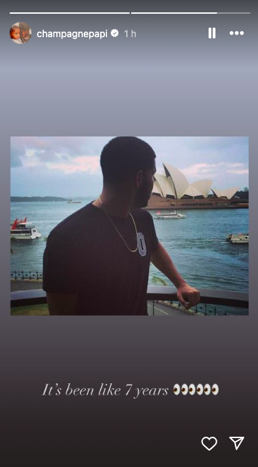 drake australia tour 2025 instagram post hint